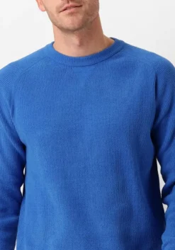 blauwe dstrezzed trui njord crew