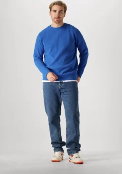 blauwe dstrezzed trui njord crew