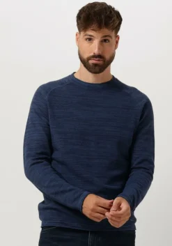 blauwe dstrezzed trui roar crew