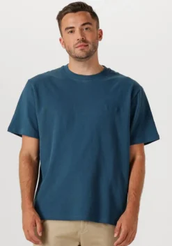 blauwe dstrezzed t-shirt lasse tee