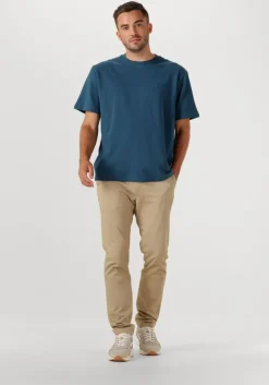 blauwe dstrezzed t-shirt lasse tee