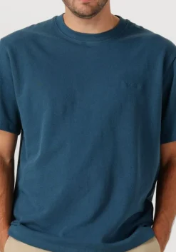 blauwe dstrezzed t-shirt lasse tee