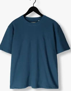 blauwe dstrezzed t-shirt lasse tee