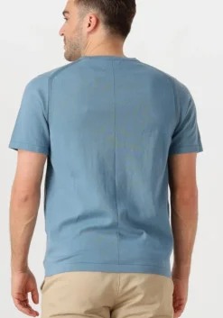 blauwe dstrezzed t-shirt zeke tee