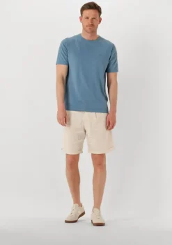 blauwe dstrezzed t-shirt zeke tee