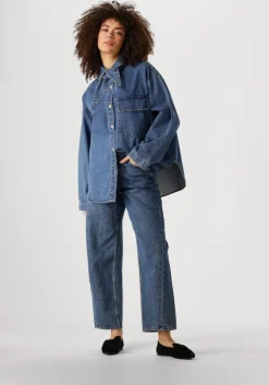 blauwe edited blouses oversize anisha overshirt