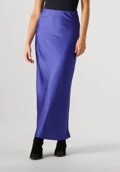 blauwe edited maxirok silva skirt