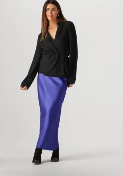 blauwe edited maxirok silva skirt