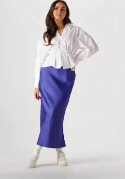 blauwe edited maxirok silva skirt