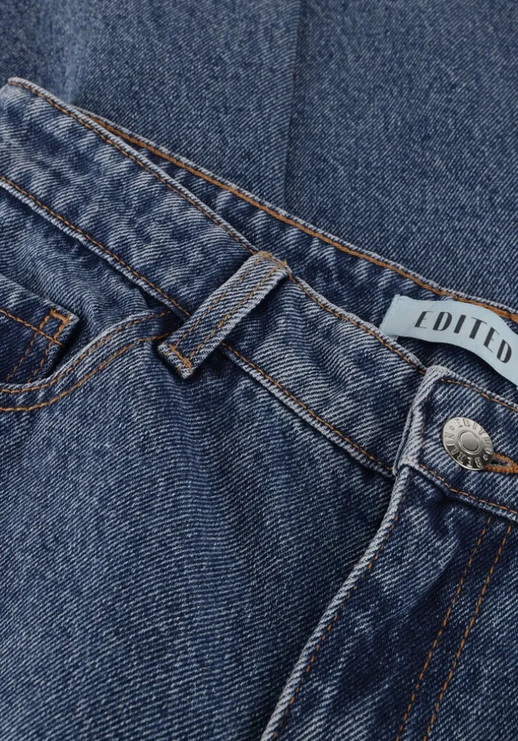 blauwe edited mom jeans mathilda denim trousers