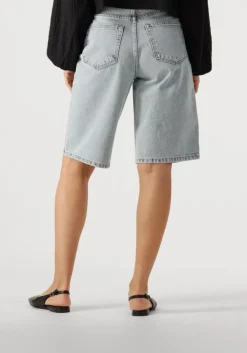 blauwe edited shorts addison denim shorts