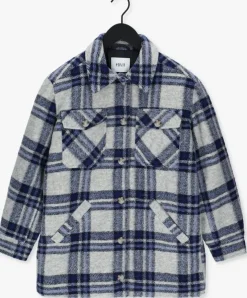 blauwe envii blouses enalder jacket 6848