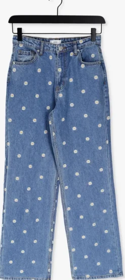 blauwe envii wide jeans enbree jeans emb 6863