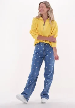 blauwe envii wide jeans enbree jeans emb 6863