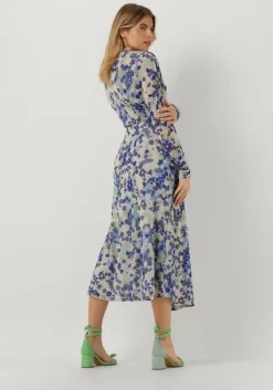 blauwe fabienne chapot midi jurk natalie dress 123