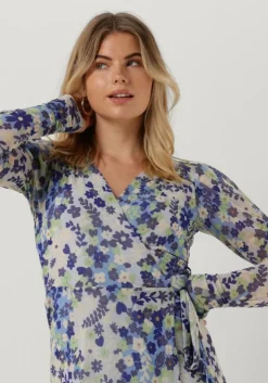 blauwe fabienne chapot midi jurk natalie dress 123