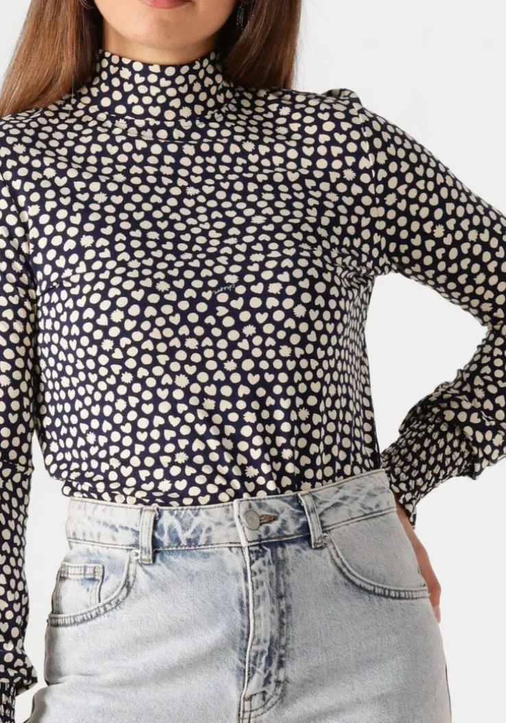 blauwe fabienne chapot t-shirt jada top