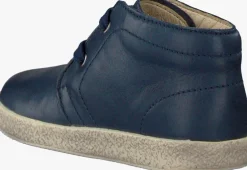 blauwe falcotto lage sneakers conte