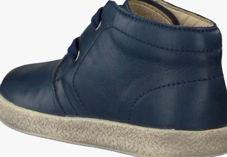 blauwe falcotto lage sneakers conte