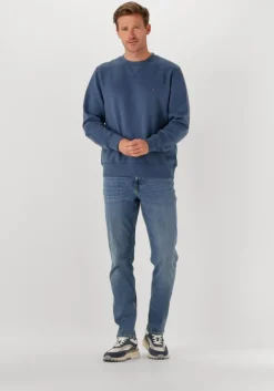 blauwe floris van bommel lage sneakers sfm-10172 de gripper