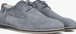 blauwe floris van bommel veterschoenen sfm-30220 presli