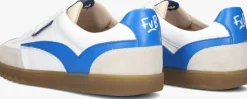 blauwe floris van bommel lage sneakers sfm-10224 de zaler