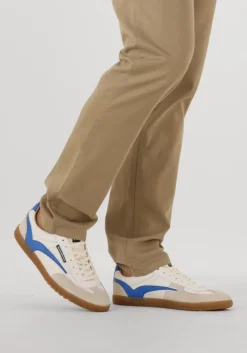 blauwe floris van bommel lage sneakers sfm-10224 de zaler