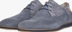 blauwe floris van bommel veterschoenen sfm-30220 presli