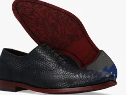 blauwe floris van bommel nette schoenen sfm-30238