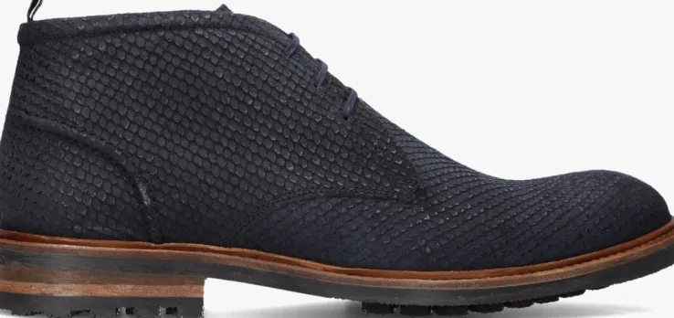 blauwe floris van bommel veterschoenen sfm-50085