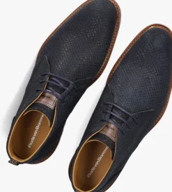blauwe floris van bommel veterschoenen sfm-50085