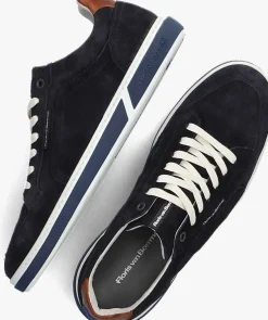blauwe floris van bommel lage sneakers sfm-10202