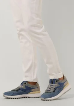 blauwe floris van bommel lage sneakers sfm-10152