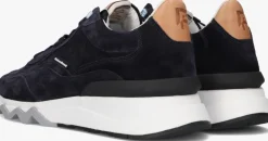 blauwe floris van bommel lage sneakers sfm-10136 de zager