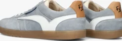 blauwe floris van bommel lage sneakers sfm-10224 de zaler