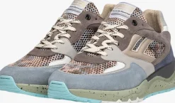 blauwe floris van bommel hoge sneakers sfm-10154 de treener