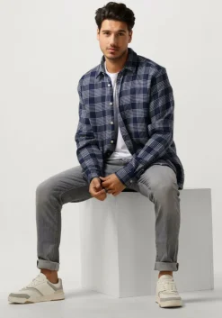 blauwe forét overshirt arctic check shirt