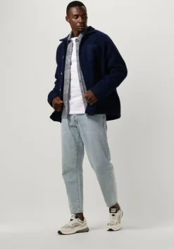 blauwe forét overshirt gentle shirt