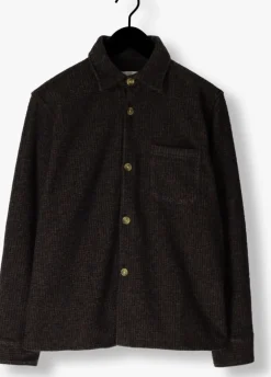 blauwe forét overshirt ivy wool overshirt