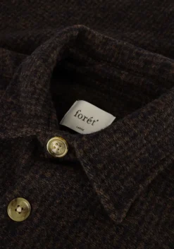 blauwe forét overshirt ivy wool overshirt