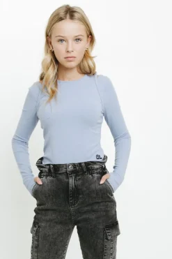 blauwe frankie & liberty longsleeves pixie top