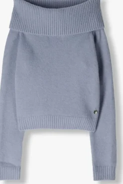 blauwe frankie & liberty trui patricia knitted sweater