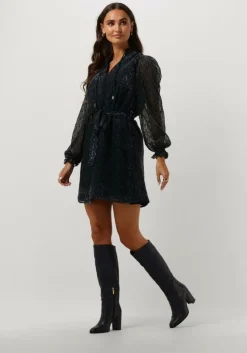 blauwe freebird mini jurk adaline