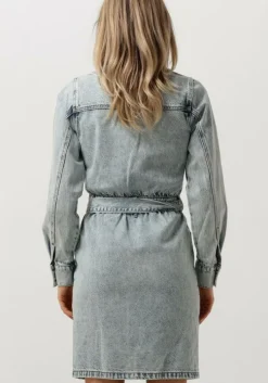 blauwe freebird mini jurk dominiek