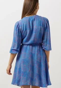 blauwe freebird mini jurk destiny