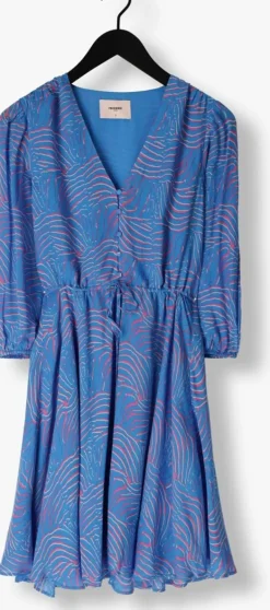 blauwe freebird mini jurk destiny