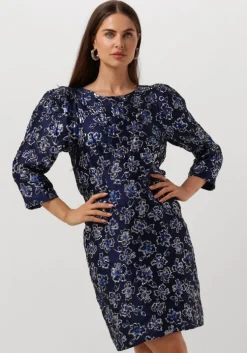 blauwe freebird mini jurk dafine