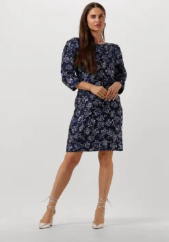 blauwe freebird mini jurk dafine