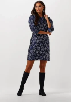 blauwe freebird mini jurk dafine