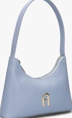 blauwe furla schoudertas diamante mini shoulder bag